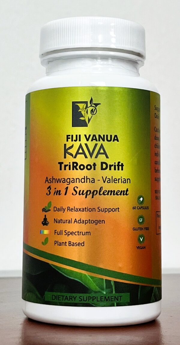 Kava Capsule Pills for Natural Relaxation, Adaptogen Blend with Ashwagandha & Valerian Root – 200mg Kava Root Extract (30%) - Image 2
